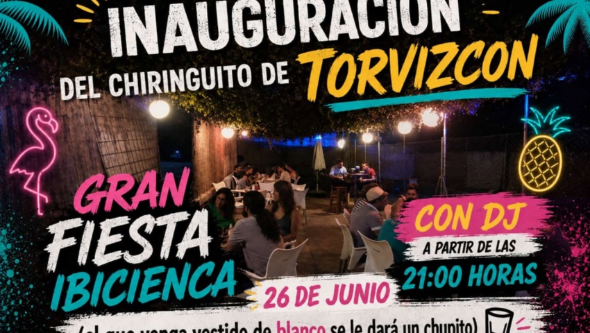 Inauguración del Chiringuito de Torvizcón.