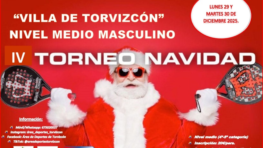 IV Torneo Navidad de Padel Villa de Torvizcón.