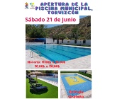 Apertura de la piscina municipal.