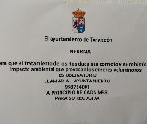 Tratamiento de los residuos voluminosos.