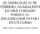 El Punto Vuela Torvizcón estará cerrado el miércoles 25 de febrero.