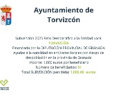 El Ayuntamiento de Torvizcón ha recibido una subvención dentro del programa “Reto Demográfico 2025”